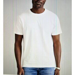 MADEWELL 100% Cotton Garment-Dyed Allday Crewneck Tee Natural Sz M NM162